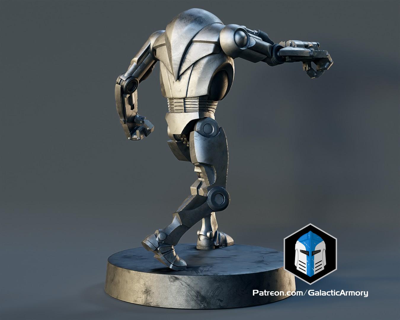 B2 Battle Droid Miniature 3d model