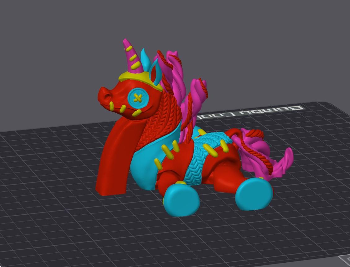 Stuffed Unicorn, June 2023 Exclusive 3d model