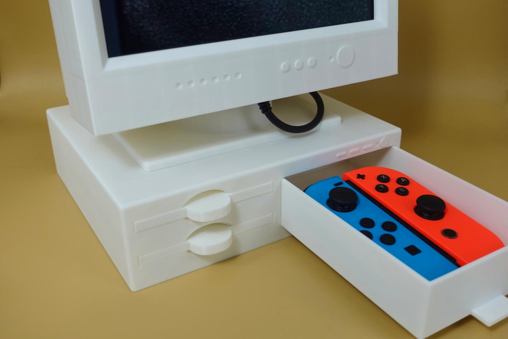 Retro Computer Display for Nintendo Switch 3d model