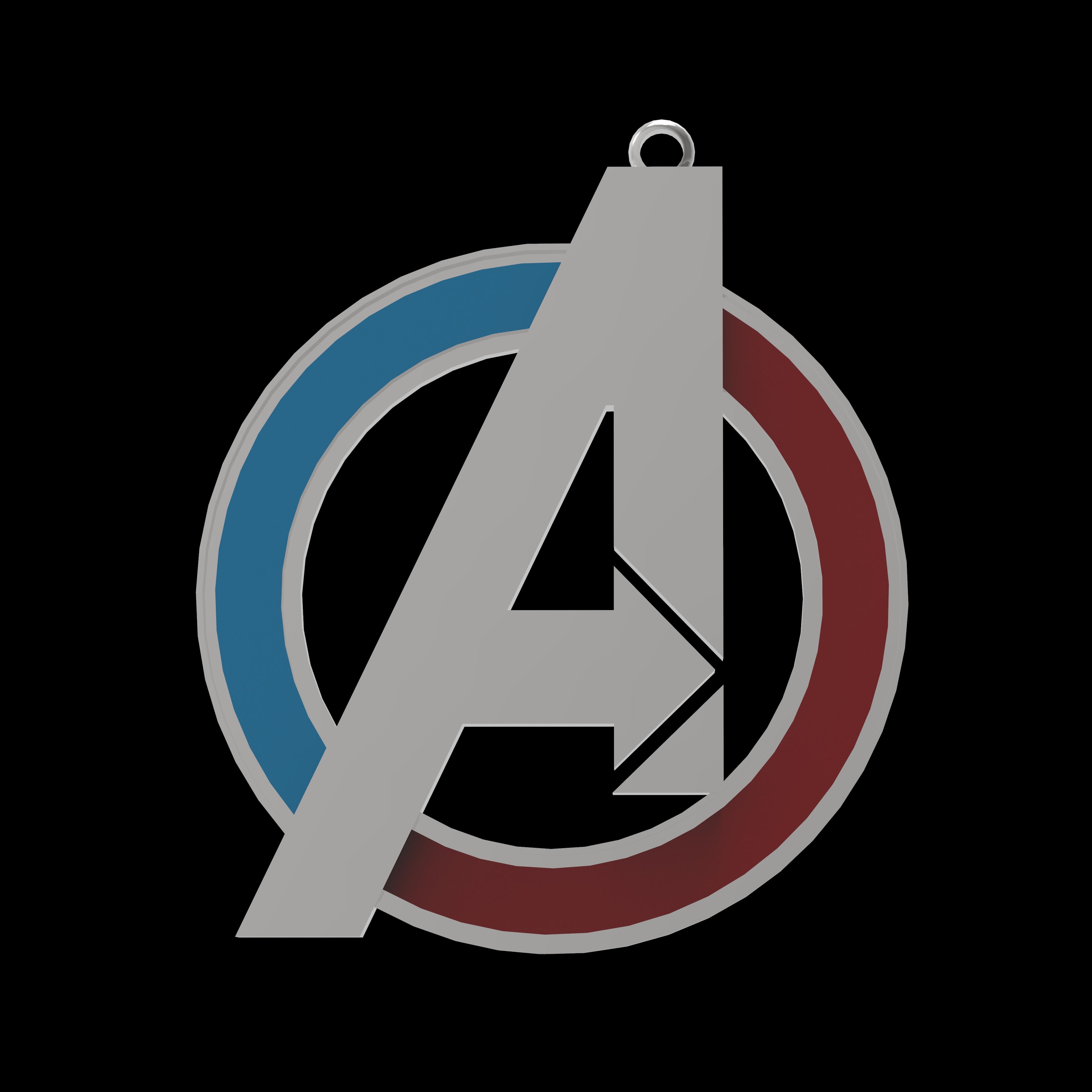 Avengers Keychain - D-Designhub | Avenger Keychain  - 3d model