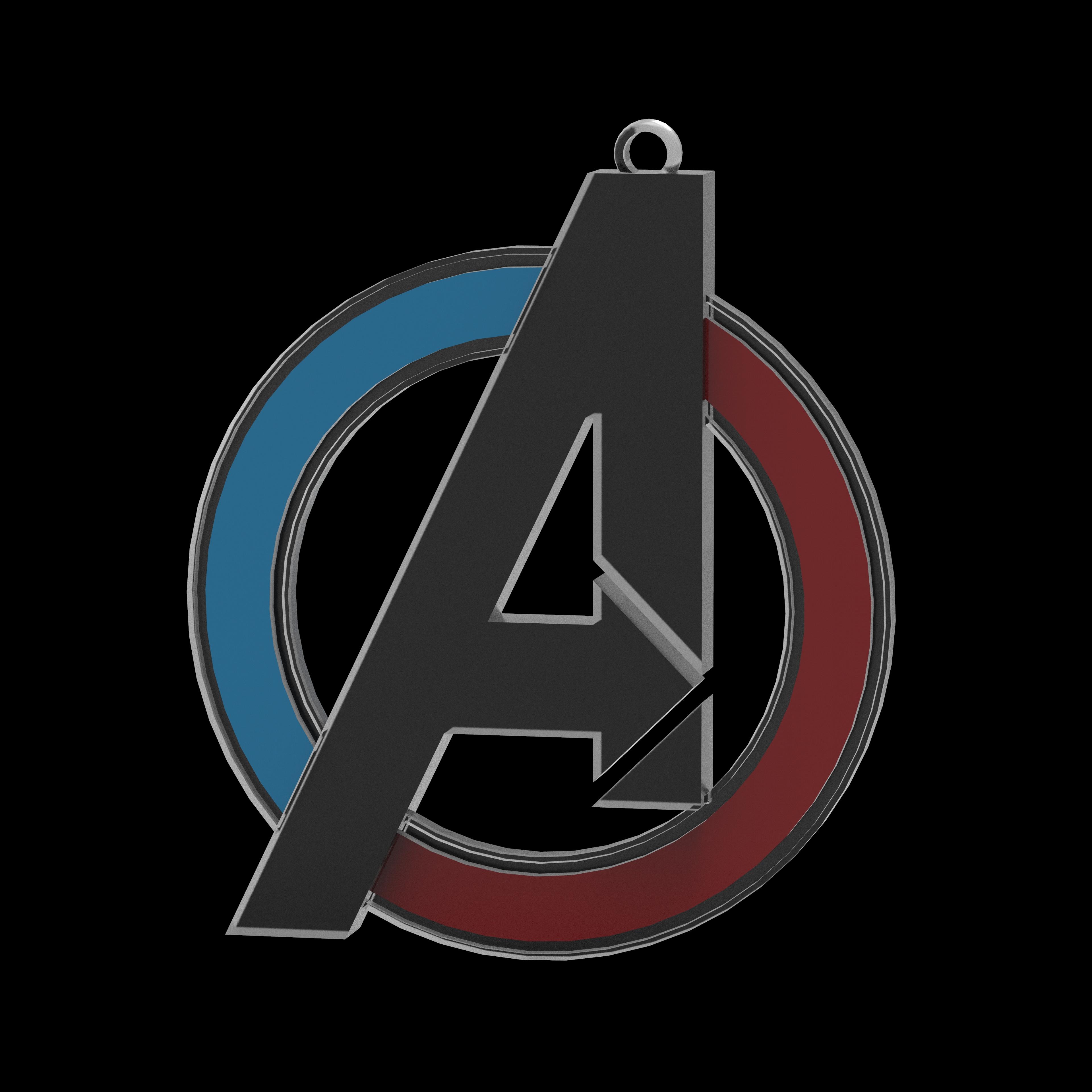 Avengers Keychain - D-Designhub | Avenger Keychain  - 3d model