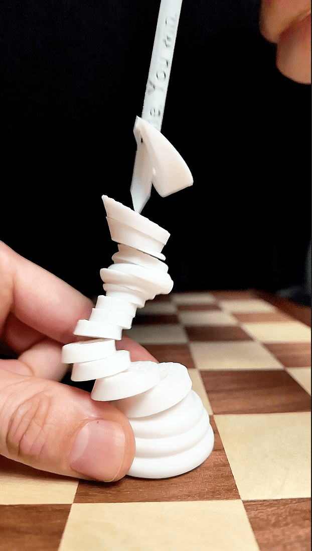Collapsing Chess King 3d model