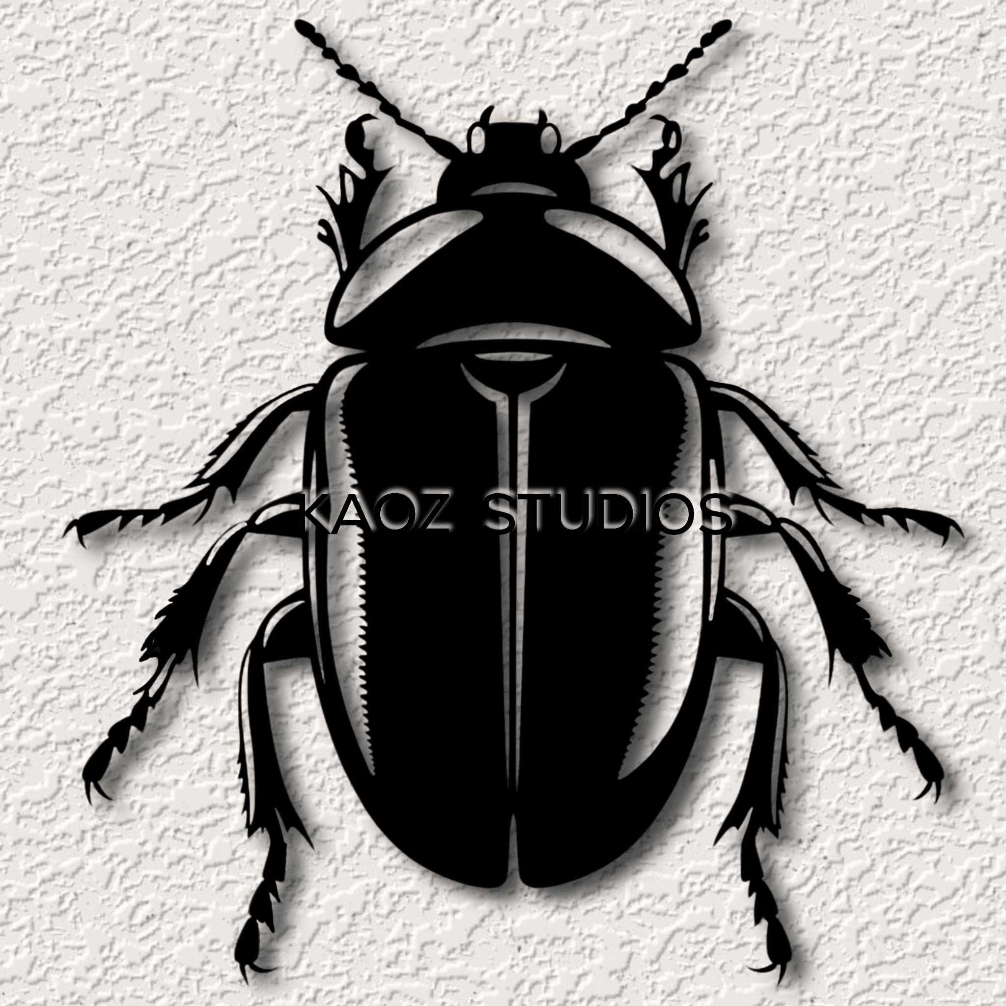 beetle wall art alien species wall decor realistic bug decoration insect 3d model