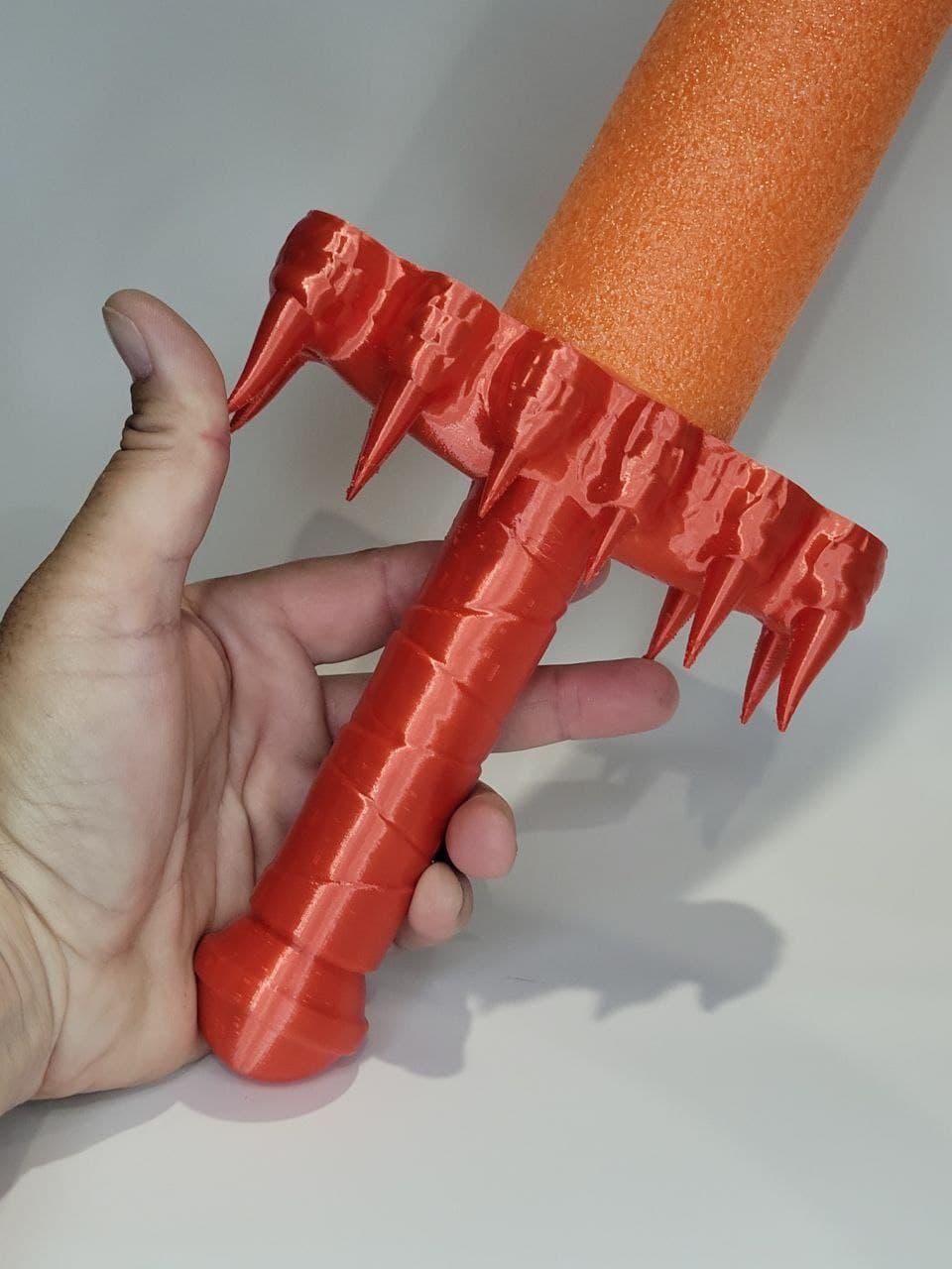Pool Noodle Sword - Dragon Tooth 3d model
