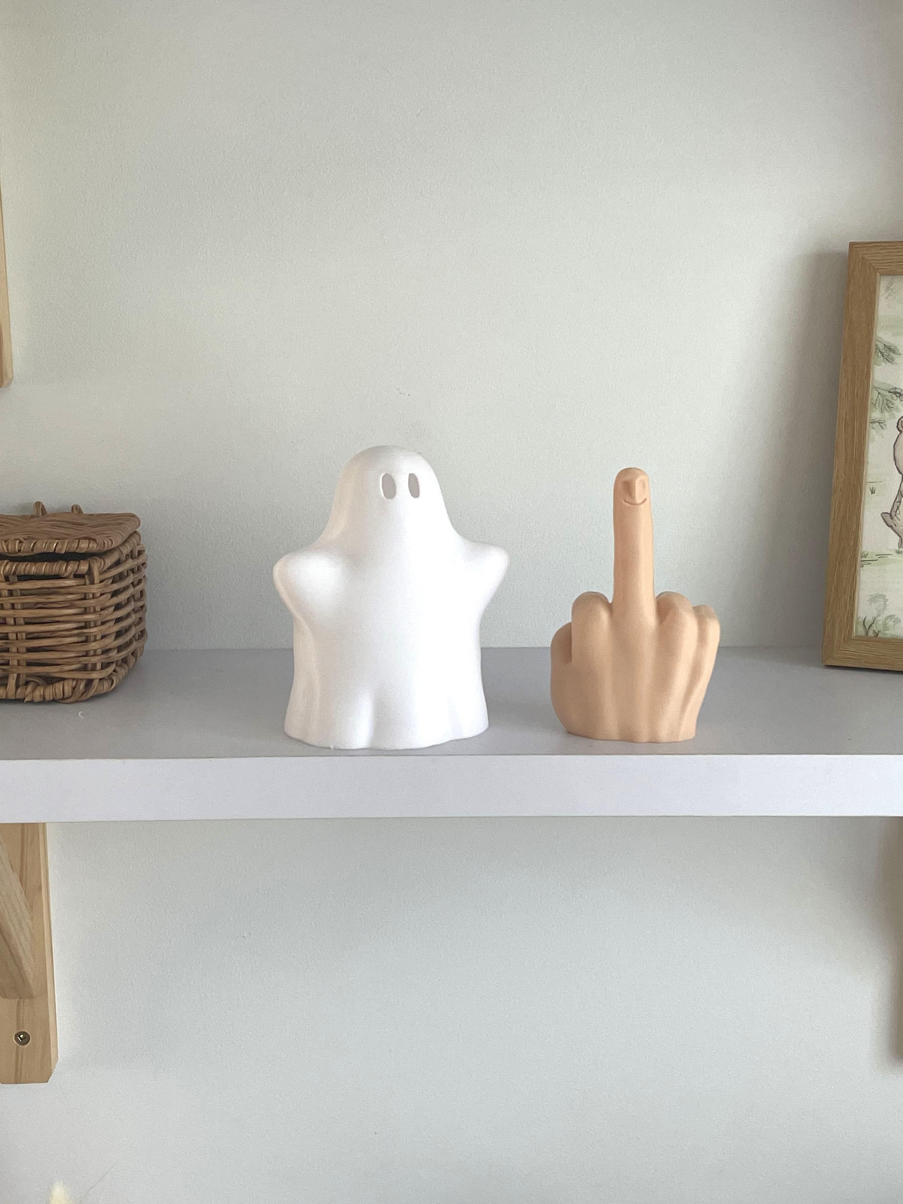 Mr Nice Ghost / Hidden Middle Finger / No Supports 3d model