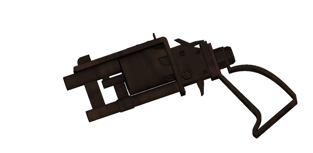 Fallout 4 Pipe Revolver 3d model