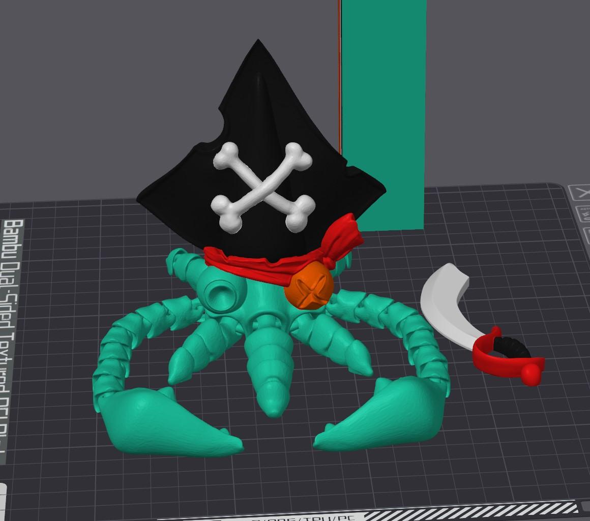 Pirate Squid, May 2023 Exclusive 3d model