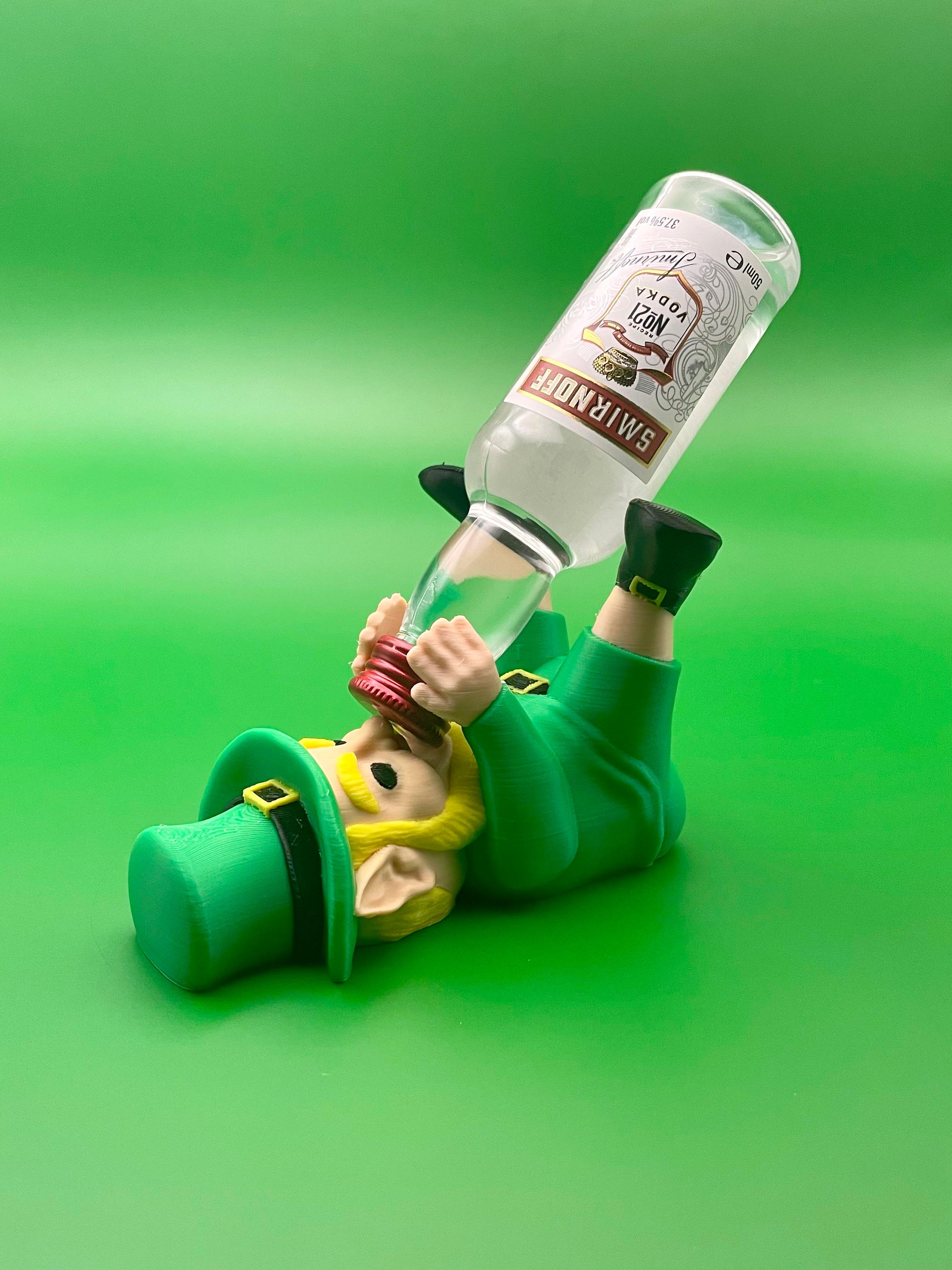 St Patrick's Day Leprechaun Mini-bar Bottles Holder 3d model