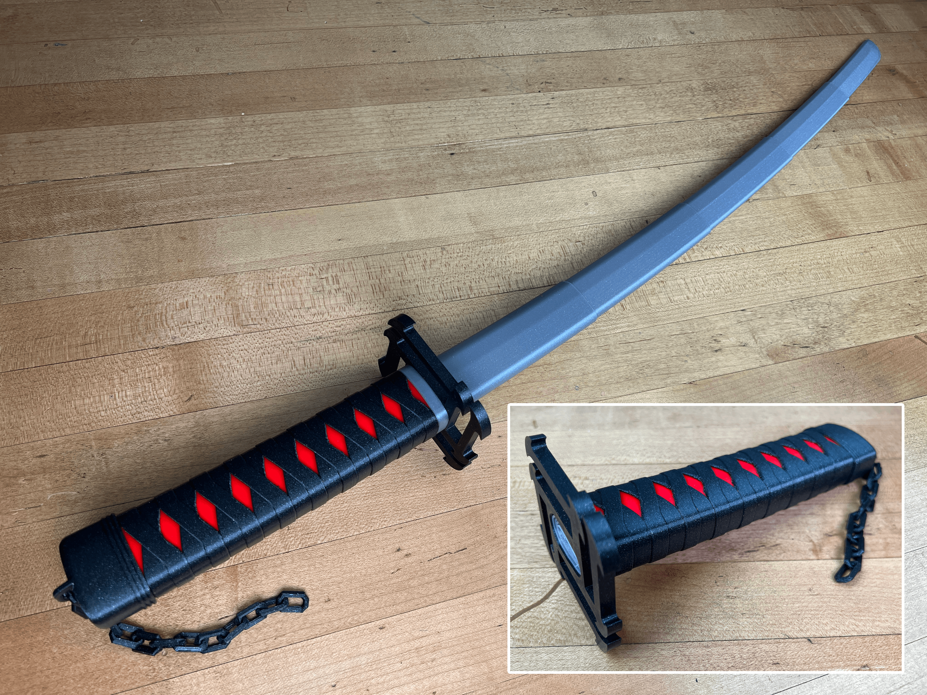 Ichigo's Multi-Part Collapsing Sword 3d model