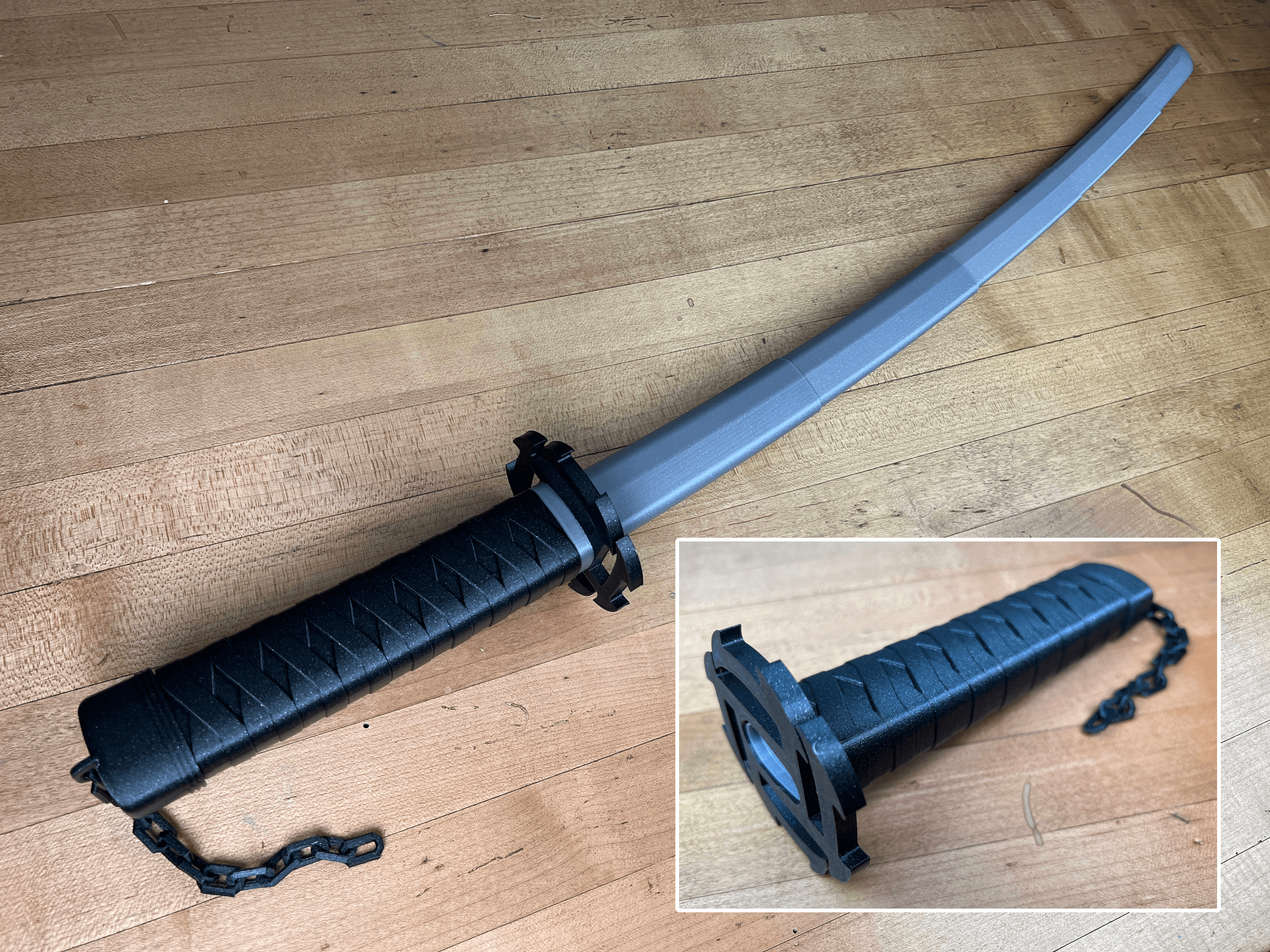 Ichigo's Replaceable Blade Collapsing Sword 3d model