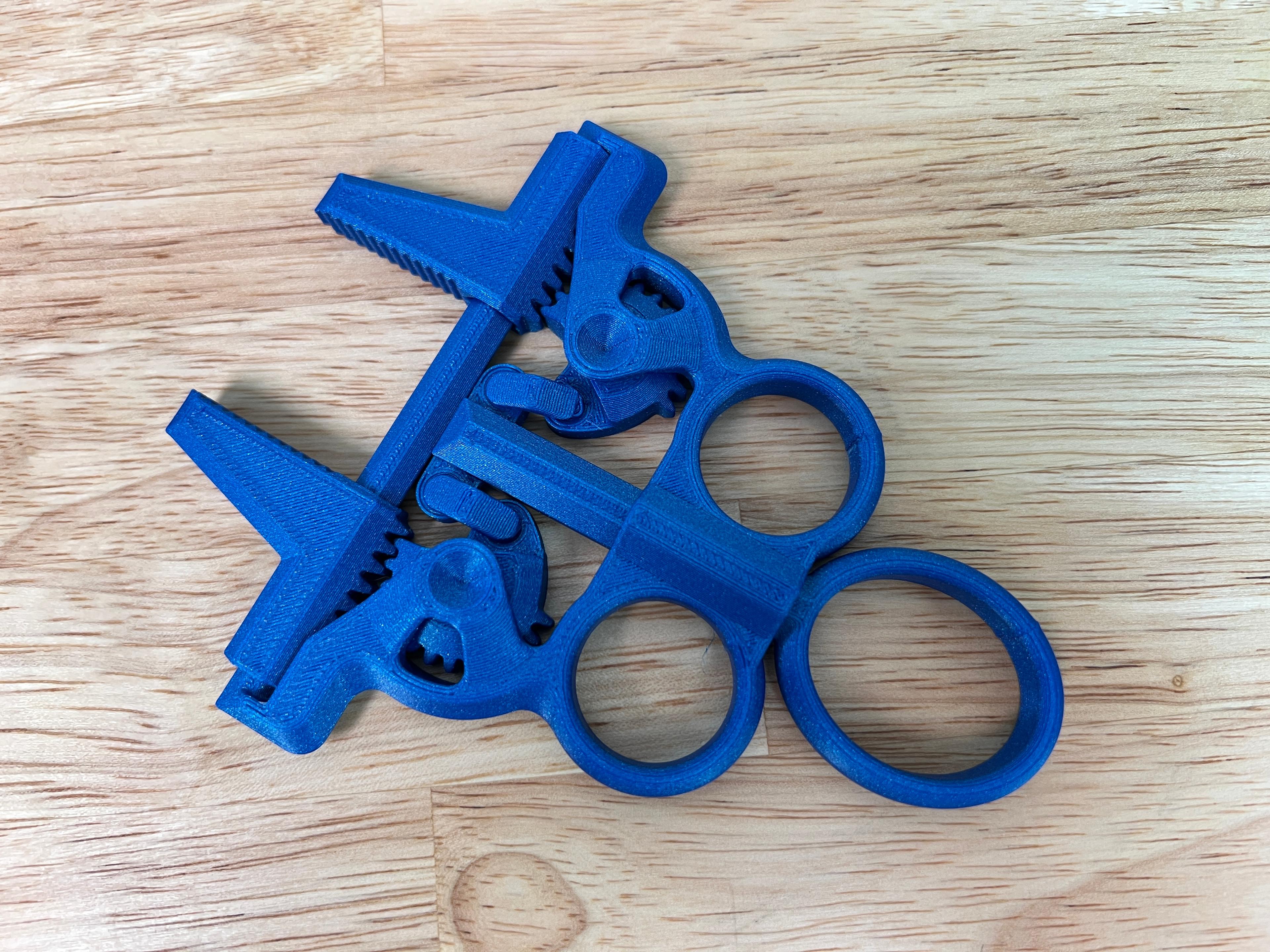Locking Gripper Print-in-Place 3d model