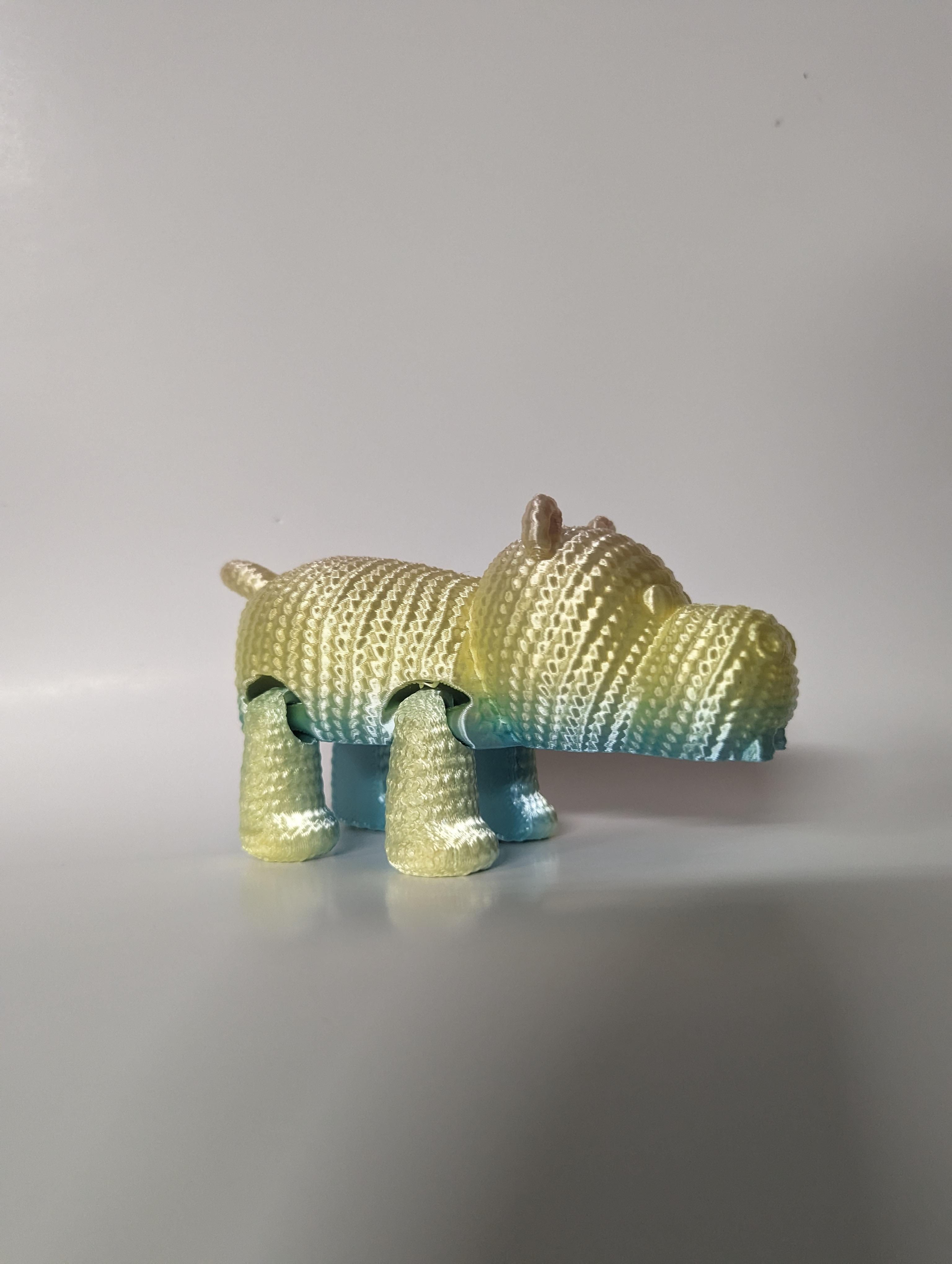 Crochet Hippo 3d model