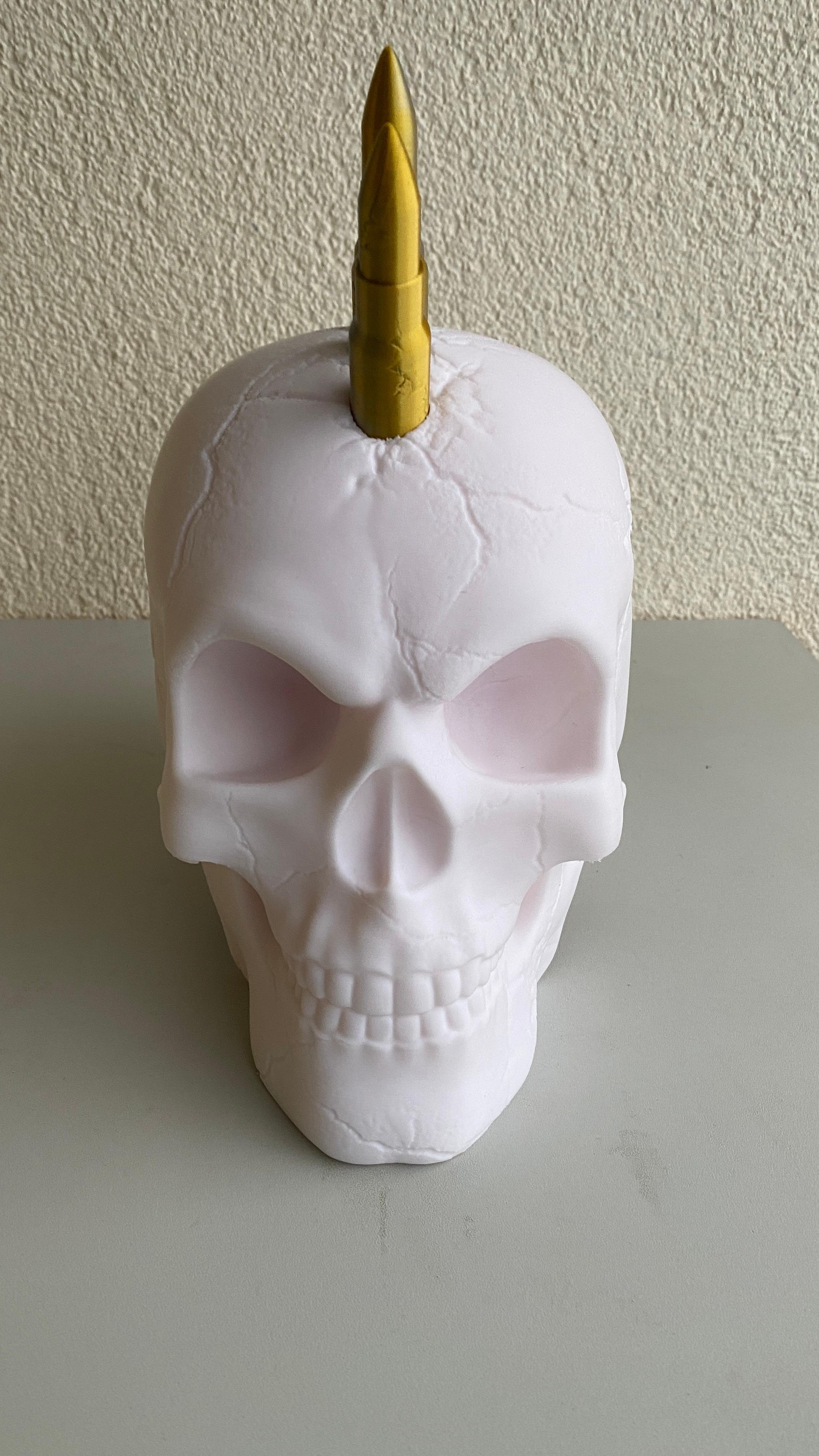 Bullet Mohawk -Punk Skull 3d model