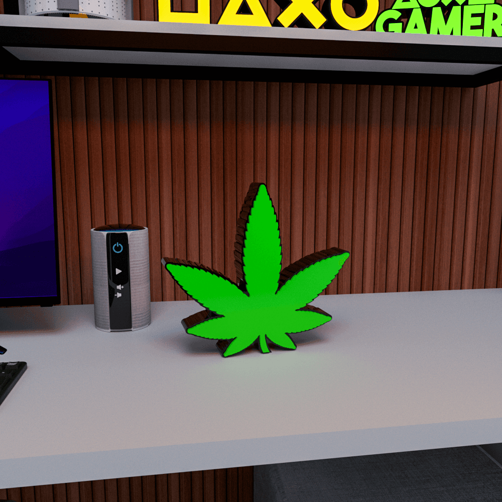 Cannabis Decoration 3d model