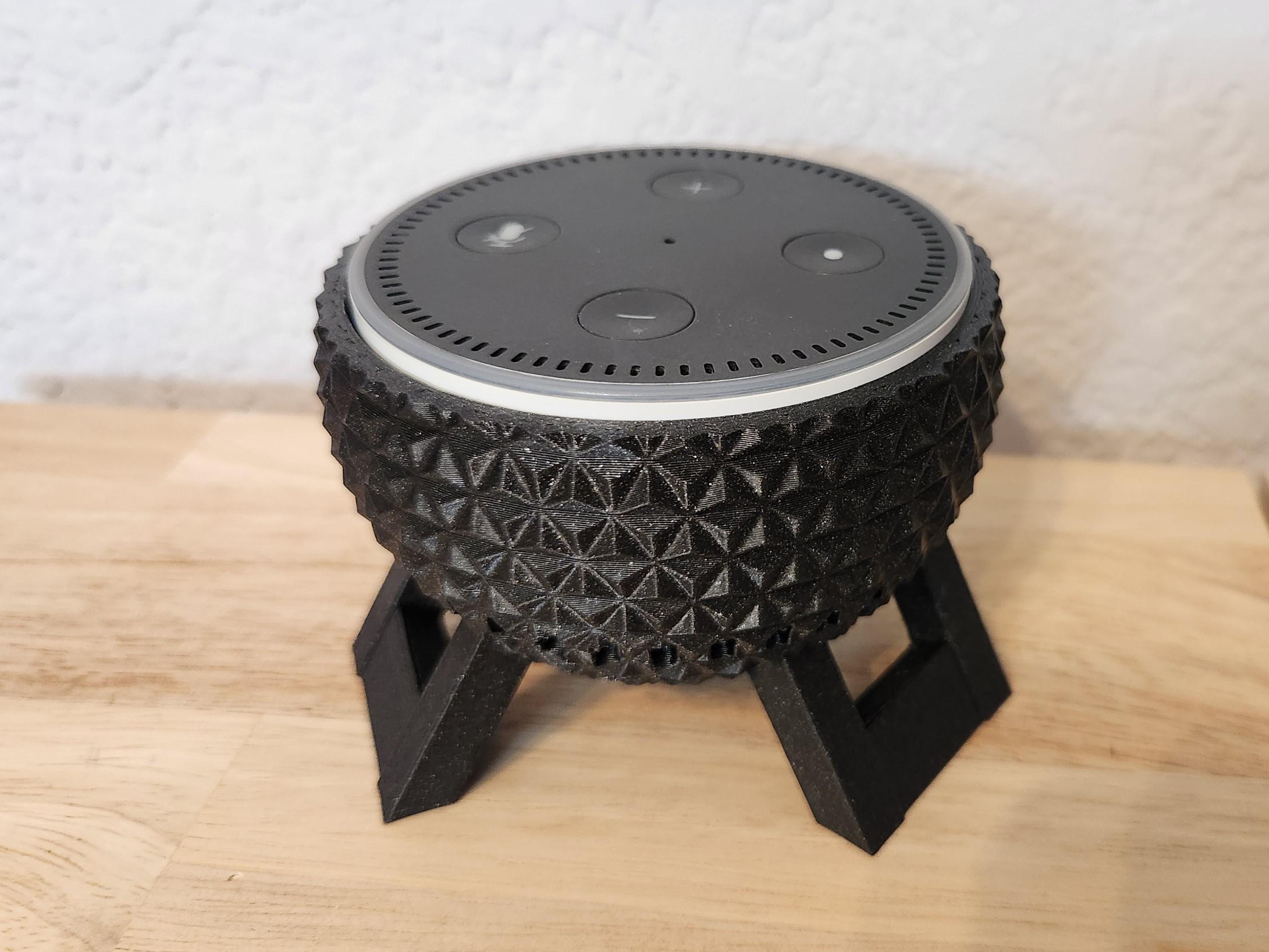 Epcot Spaceship Earth Amazon Echo Dot 2nd Gen Stand with Cover 3d model