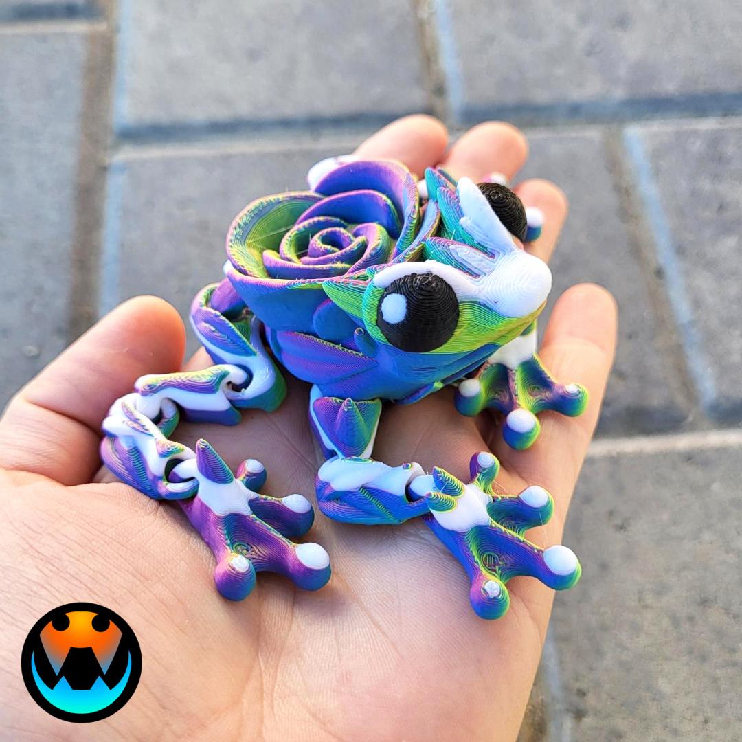 Rose Frog 3d model