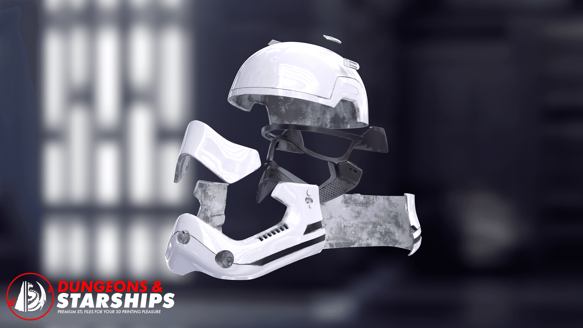 First Order Stormtrooper Helmet - Star Wars 3d model