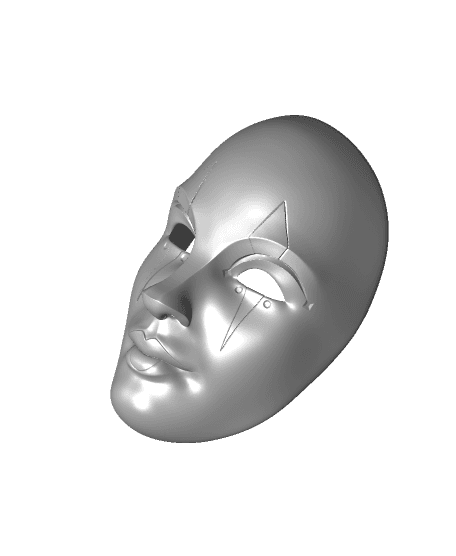 Carnival Mask - "Carnival" (Sculptober Day 14) 3d model