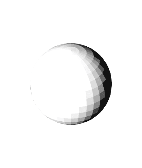 Animated Morph Sphere GLTF 3d model