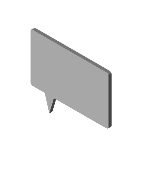 Whats Up Brother Sign 3d model
