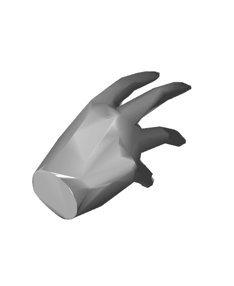 Crystal Hand Ring Stand 3d model