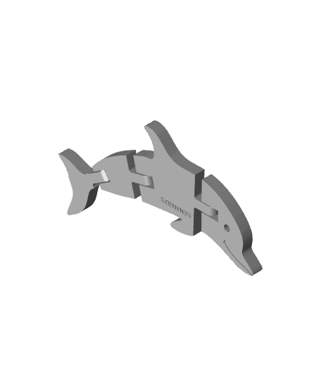 Super Flexy Articulated Dolphin 3d model