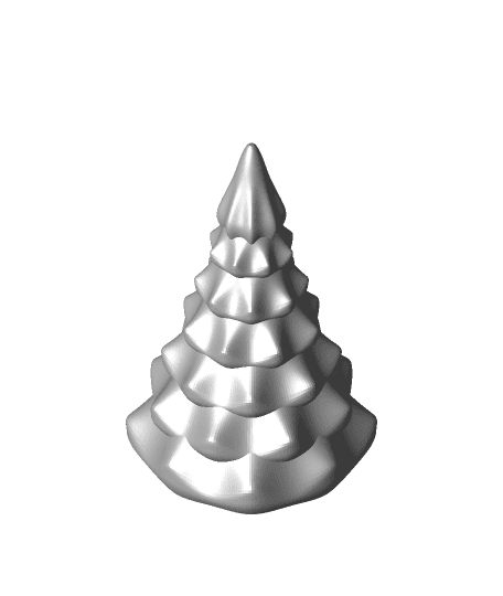 Tealight Christmas tree 3d model
