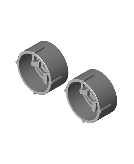Star Spoke 1/10 Scale RC Drift Wheels - Grip and Drift Tires 3d model