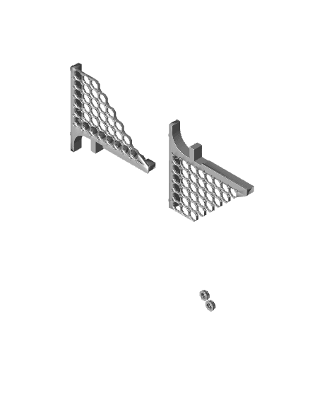 Multiboard AMS Shelf Bracket 3d model