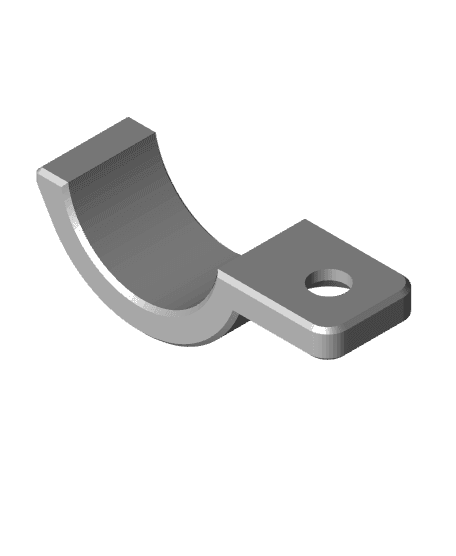 Wire Clamp (3 sizes) 3d model