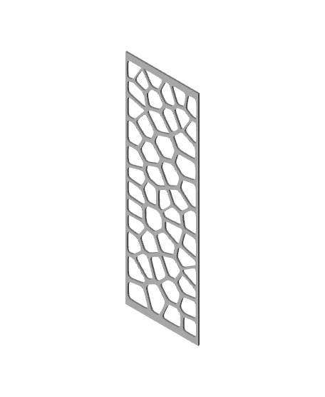 Voronoi Bookmark 3d model