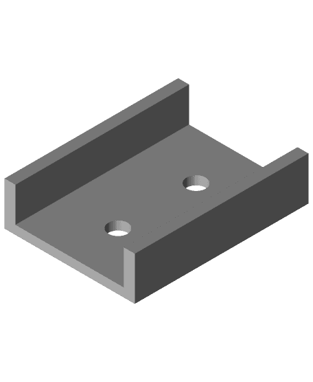 Rectangle Tsurikawa Strap Lock 3d model