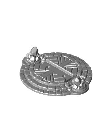 Gate - Enviroment Prop - Court of Anubis -  PRESUPPORTED - Illustrated and Stats - 32mm scale 3d model