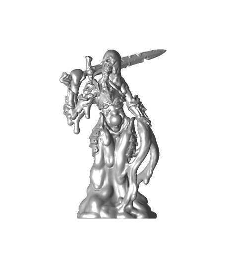 Slime Fighter - Creature - PRESUPPORTED - 32mm Scale 3d model