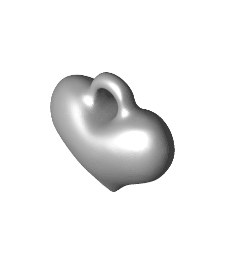Heart pendant 3d model