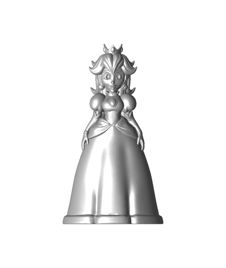 Princess Peach - Super Mario Bros - Fan Art 3d model