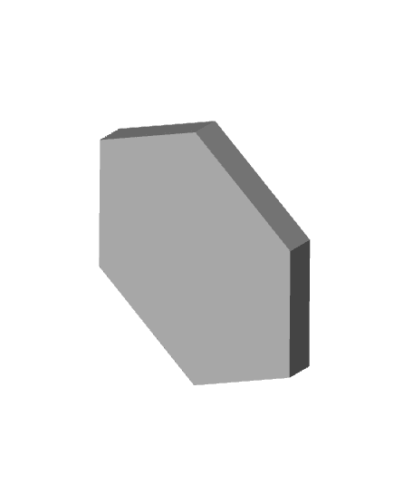 Bulbasaur Hexagon wall art 3d model