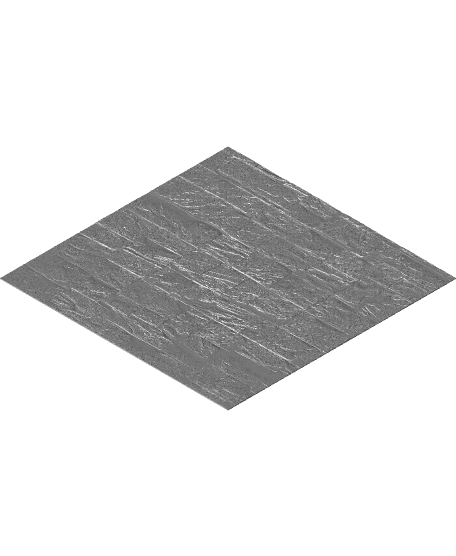 Stone Tile Texture with Depth 3d model