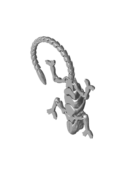 Articulated Chameleon 001 - STL File - Reptile  3d model
