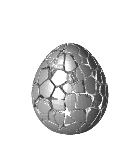Cracked Egg LED Cover 3d model