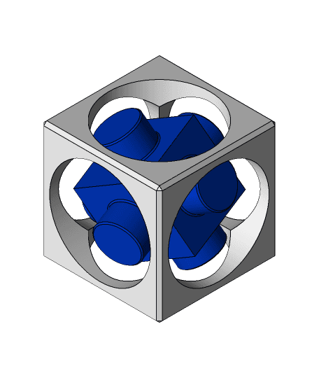 Cube Keychain 3d model