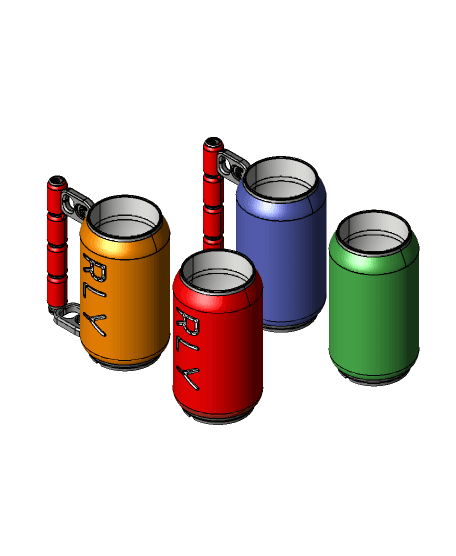 12oz CAN Can Cup...  3d model