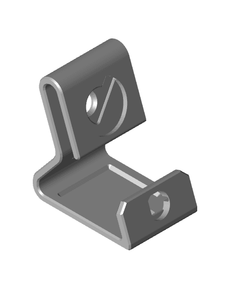 Curved Phone Holder - MagSafe, Apple Watch 3d model