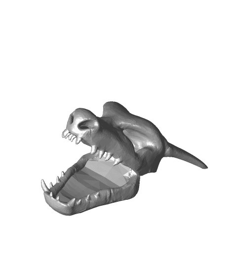 Charizard Skull Dice Tower - Fan Art 3d model