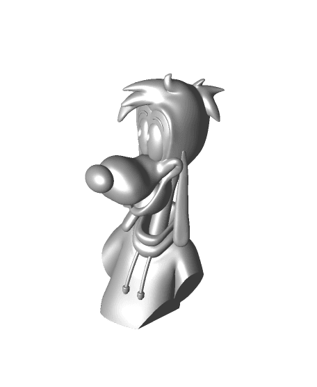 Max Goof Bust -A Goofy Movie 3d model