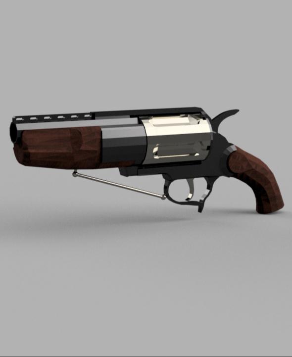 The Ghoul's Revolver (Cooper Howard - Fallout TV Show) 3d model