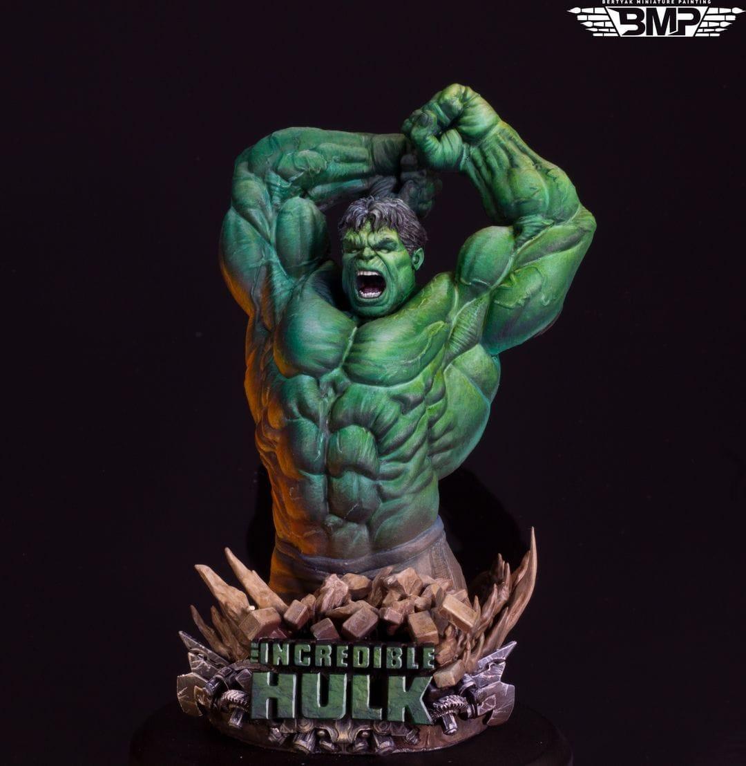 WICKED MARVEL HULK BUST: TESTED AND READY FOR 3D PRINTING 3d model