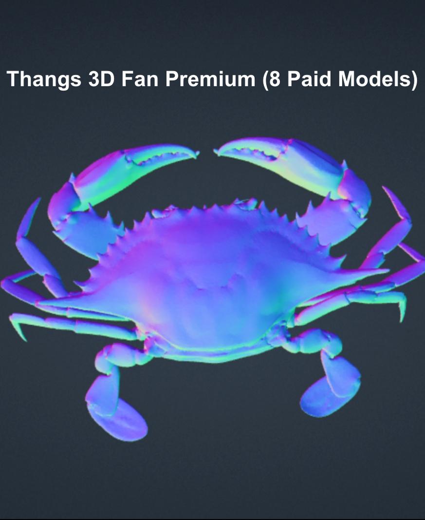 Premium Blue Crab of Prestige 3d model