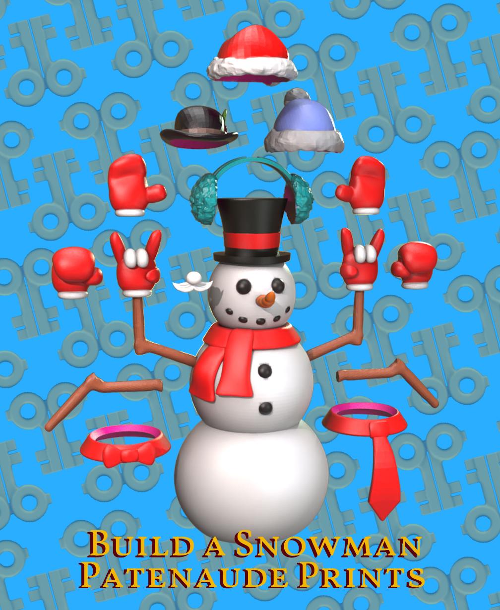 Build A Snowman 3d model