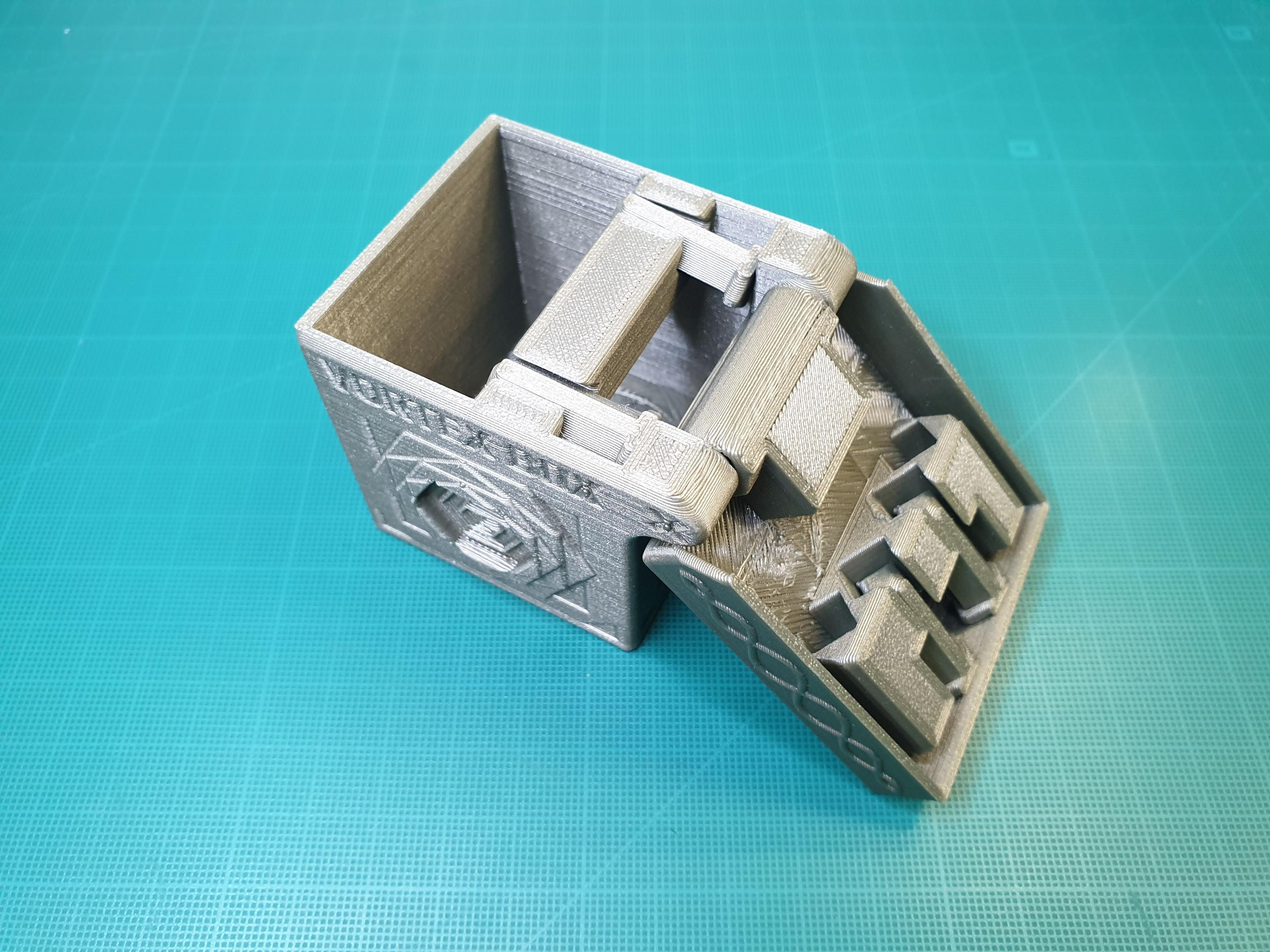 Vortex Print-in-Place Puzzle Box 3d model